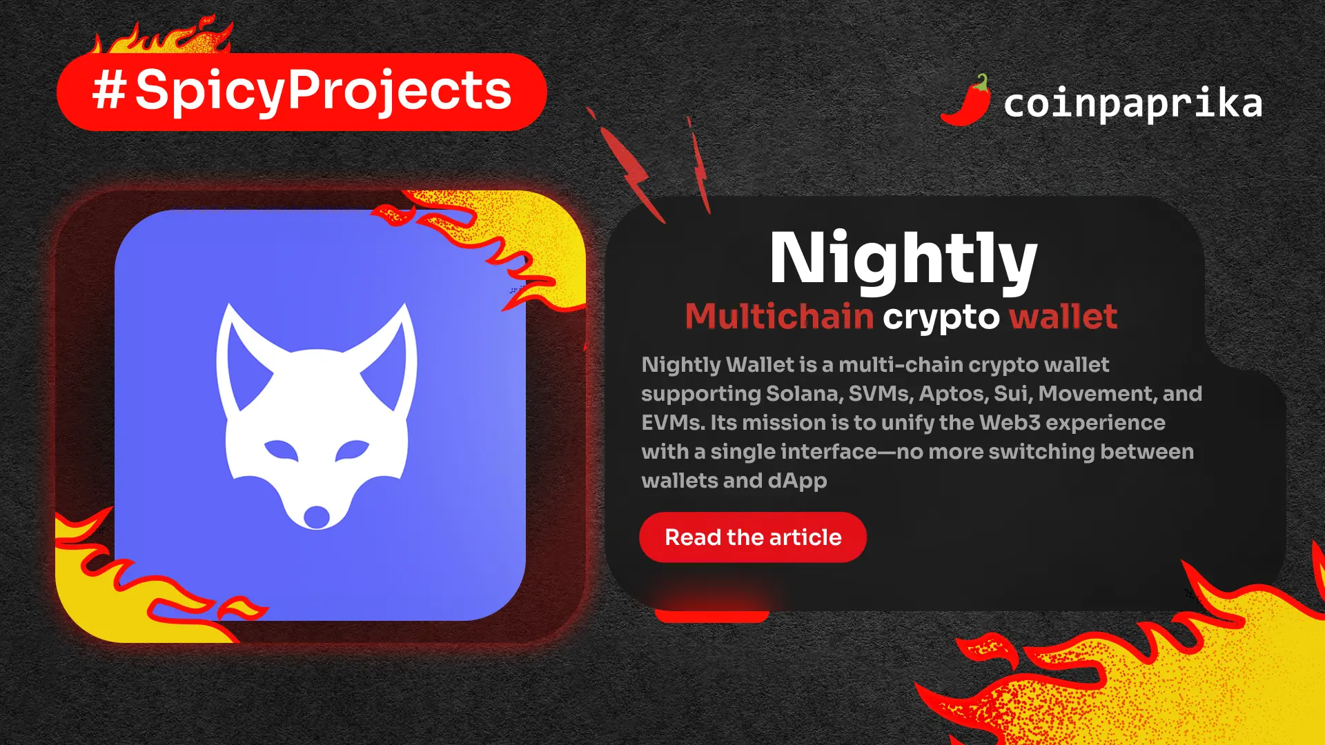 Spicy Projects #13: Nightly Wallet