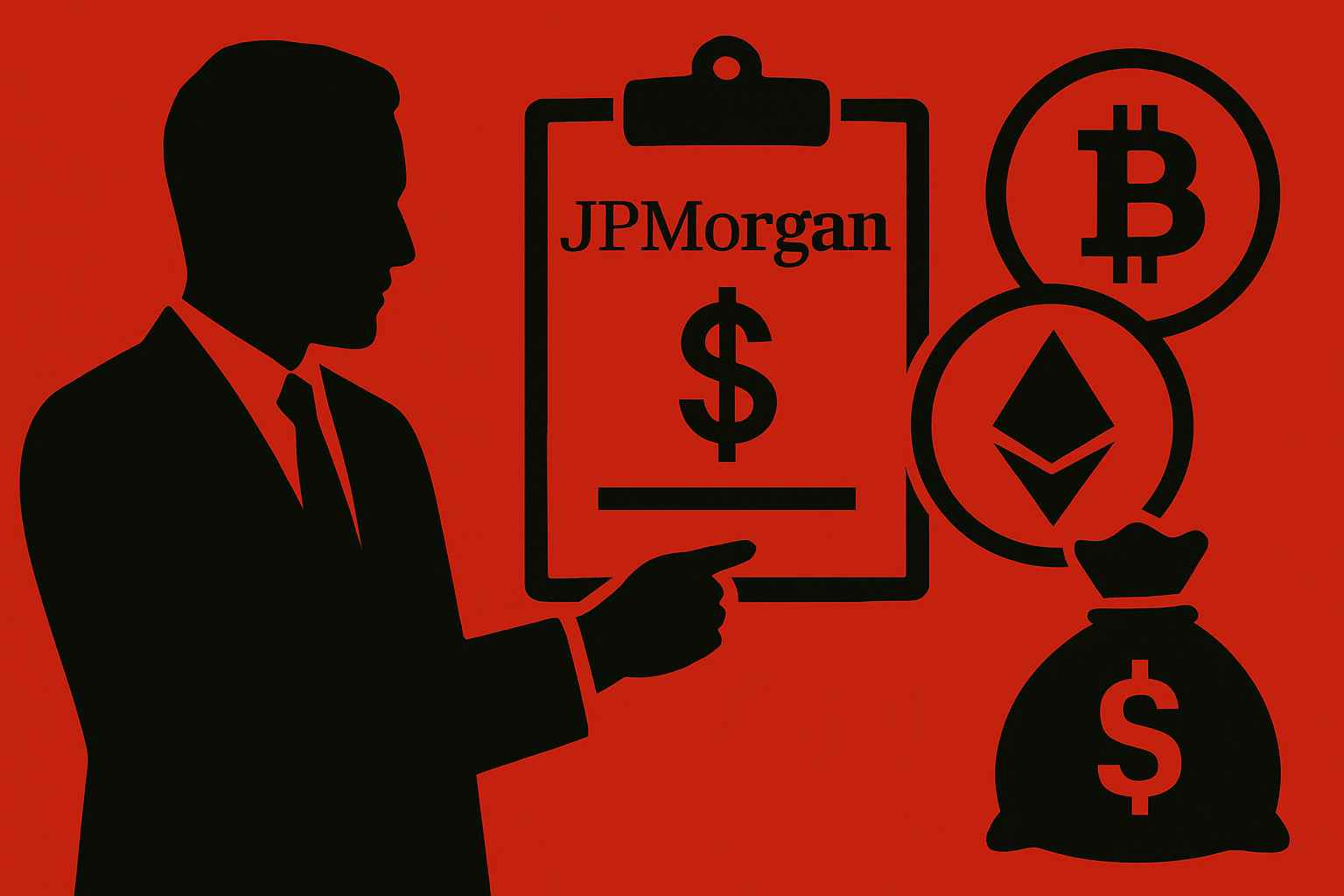 JPMorgan собирается запустить кредиты, обеспеченные криптовалютой