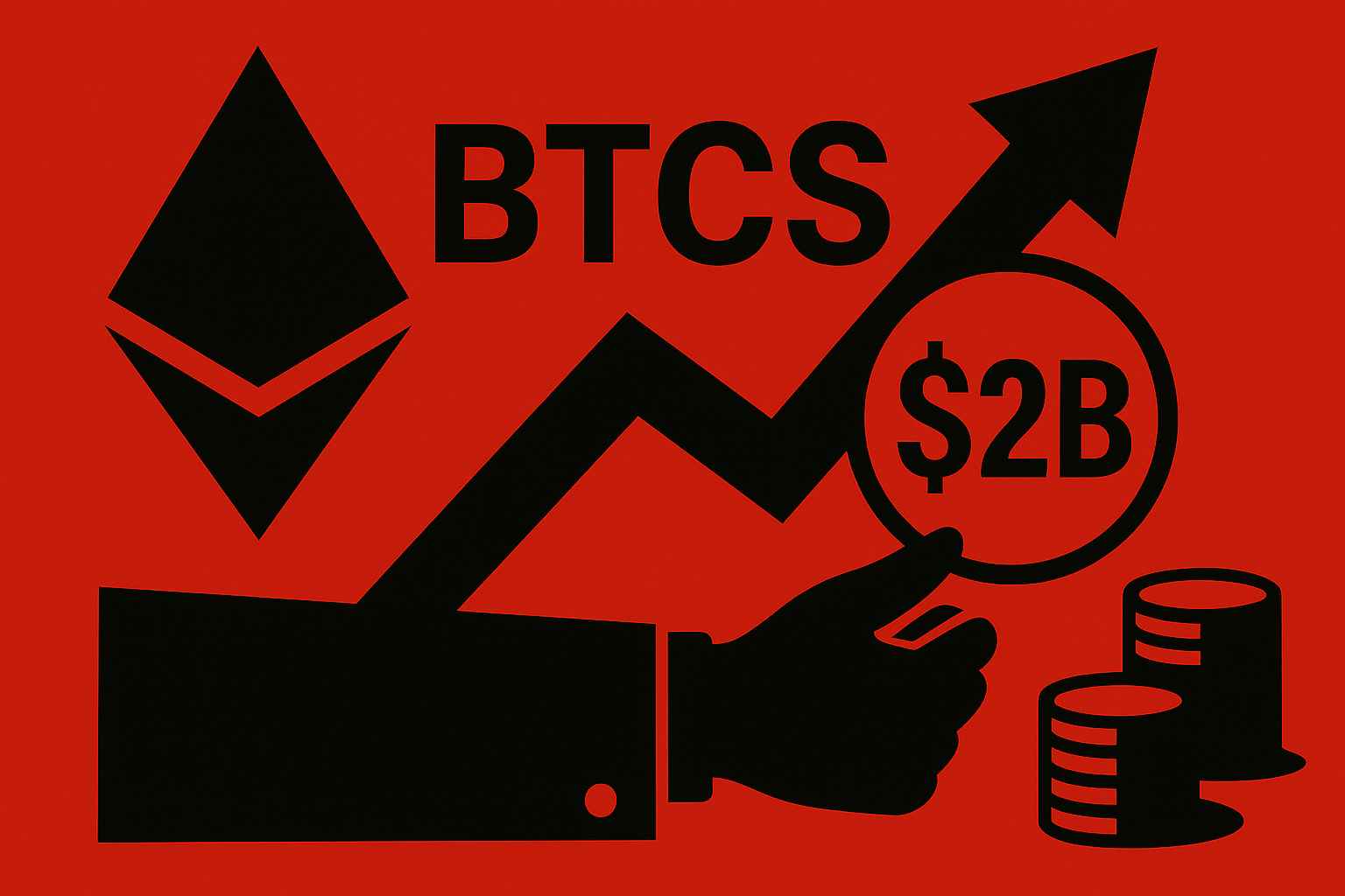 BTCS планирует привлечь $2 миллиарда для увеличения запасов Ethereum